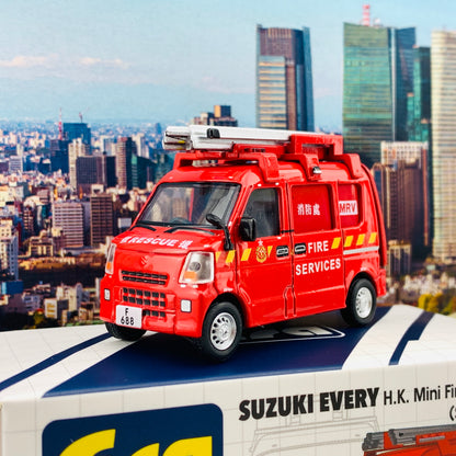 ERA CAR 1/64 Suzuki Every H.K. Mini Fire Van (MRV) SU19EVERN10
