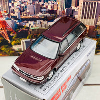 Tomytec Tomica Limited Vintage Neo 1/64 Subaru Legacy Touring Wagon GT Dark Red LV-N201a