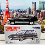 Tomytec Tomica Limited Vintage Neo 1/64 Subaru Legacy Touring Wagon GT Black/Grey LV-N201b