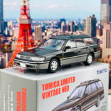 Tomytec Tomica Limited Vintage Neo 1/64 Subaru Legacy Touring Wagon GT Black/Grey LV-N201b