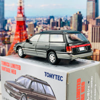 Tomytec Tomica Limited Vintage Neo 1/64 Subaru Legacy Touring Wagon GT Black/Grey LV-N201b