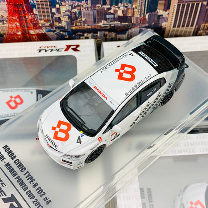 INNO64 HONDA CIVIC TYPE-R FD2 "BRIDE" MUGEN POWER CUP CIVIC ONE MAKE RACE 2012 IN64-FD2-BRI