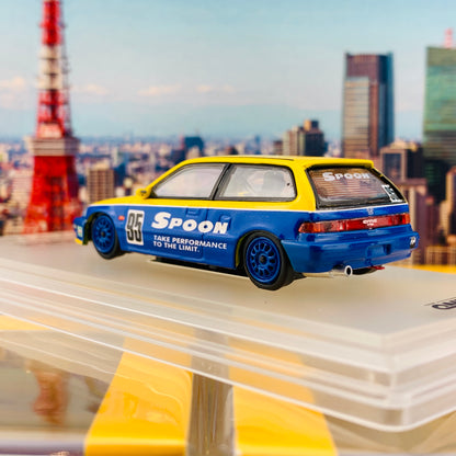 INNO64 1/64 HONDA CIVIC EF9 #95 Tuned By "SPOON SPORTS" IN64-EF9-SP