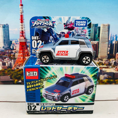 TAKARA TOMY Tomica Hyper Rescue Drive Head 機動救急警察 DHT-02 Red Searcher