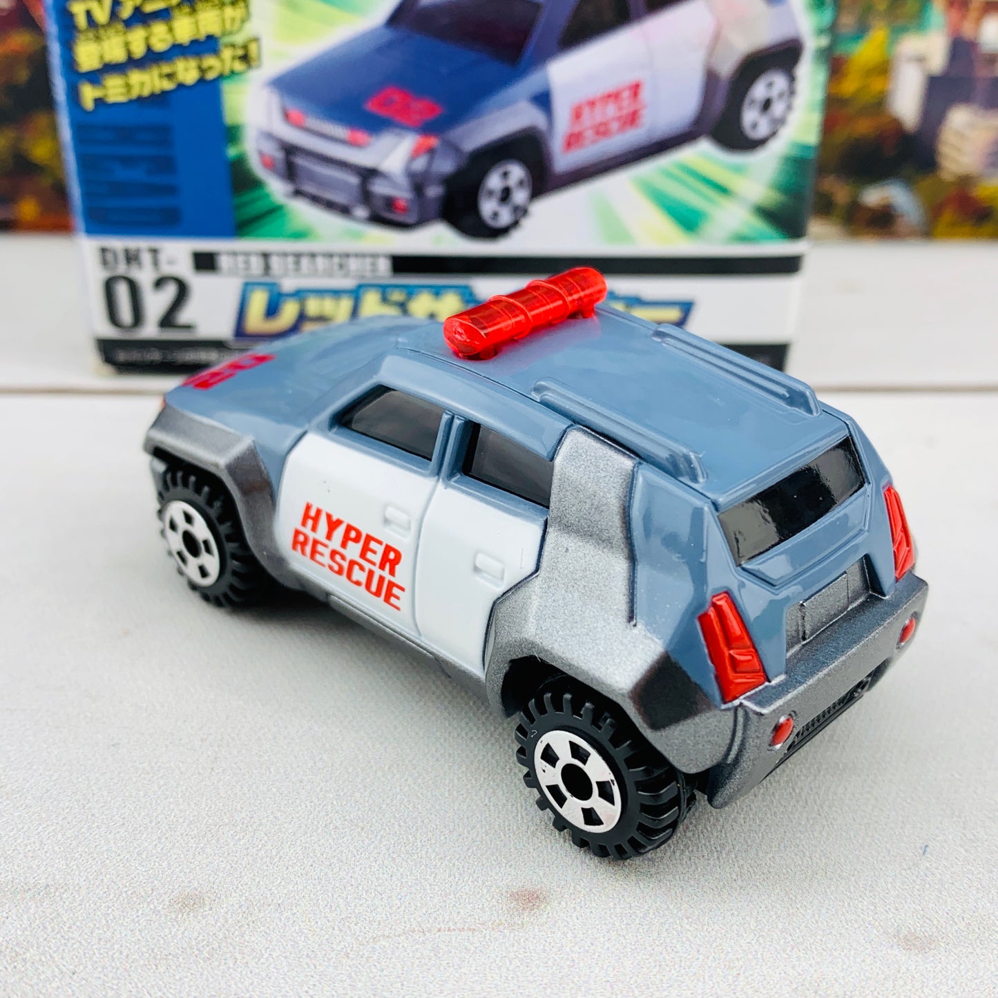 TAKARA TOMY Tomica Hyper Rescue Drive Head 機動救急警察 DHT-02 Red Searcher