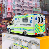 Tiny 微影 38 Mercedes Benz Sprinter Ambulance Hong Kong St. John (SJ70) ATC64431