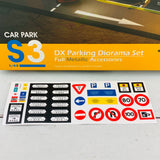 Tiny 微影 S3 1/43 Car Park DX Parking Diorama Set with Full Metallic Accessories and USB Light Up Accessories ATS43007