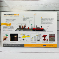 Tiny 微影 S6 1/18 Road Scene Taxi Station Diorama Set with Full Metallic Accessories ATS18009