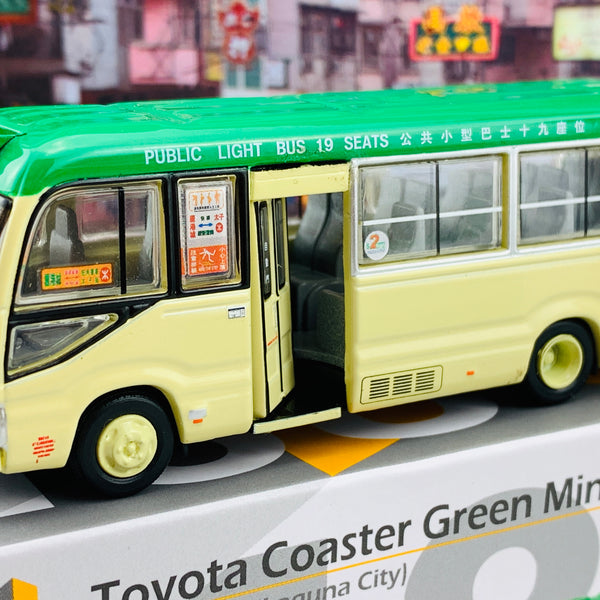 Tiny 180 Toyota Coaster Green Minibus 19 Seats 69A Hong Kong