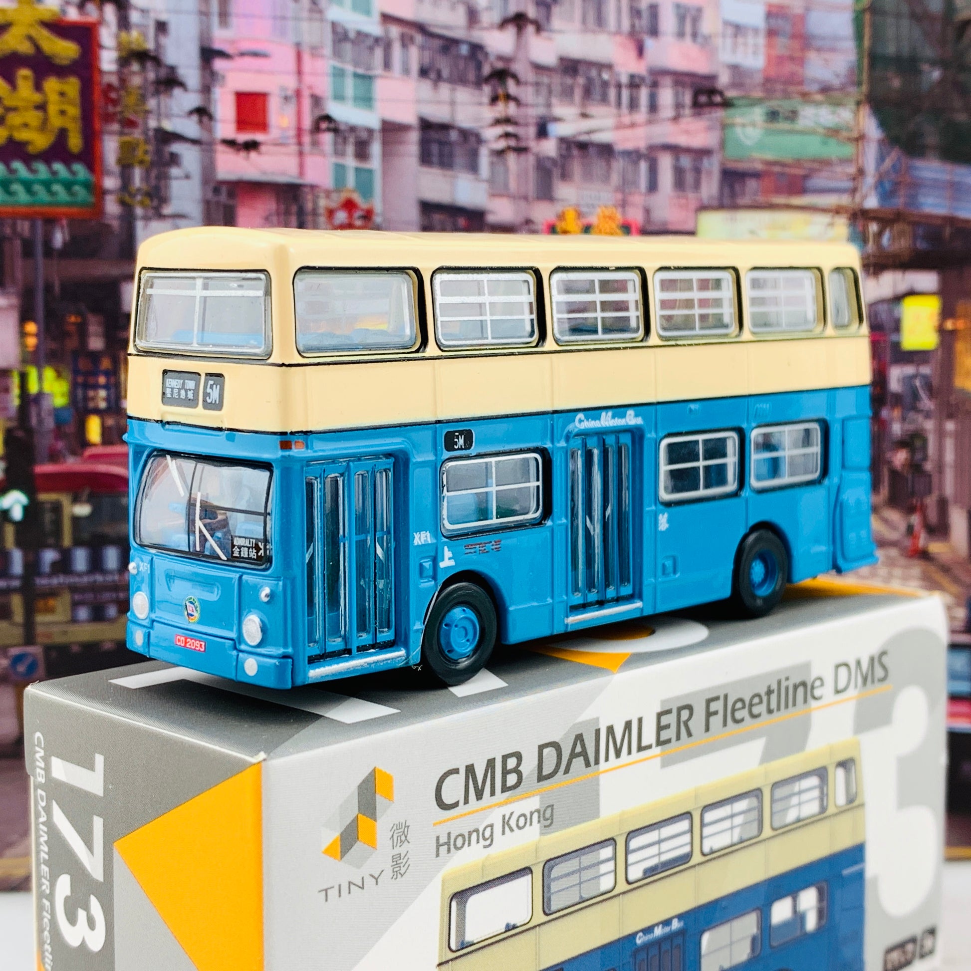 Tiny 微影 173 CMB DAIMLER Fleetline DMS (Kennedy Town 5M) 中巴丹拿珍寶 DMS (堅利地城5M) ATC64647