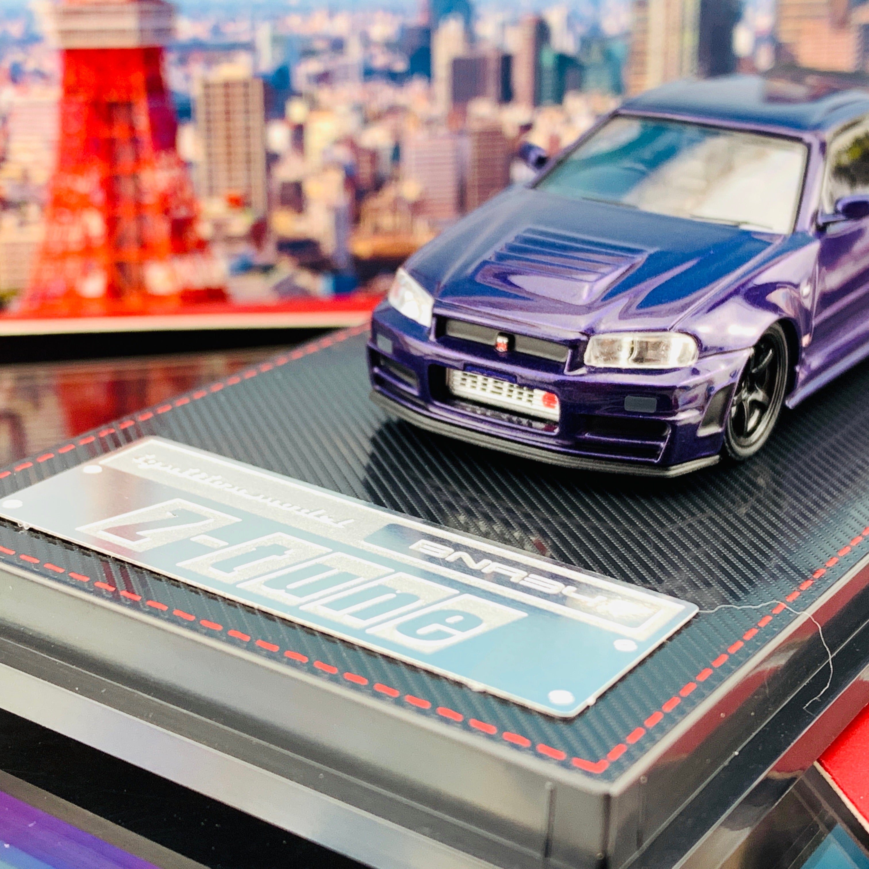 Ignition Model 1/64 Nismo R34 GTR Z-tune Purple Metallic IG2127