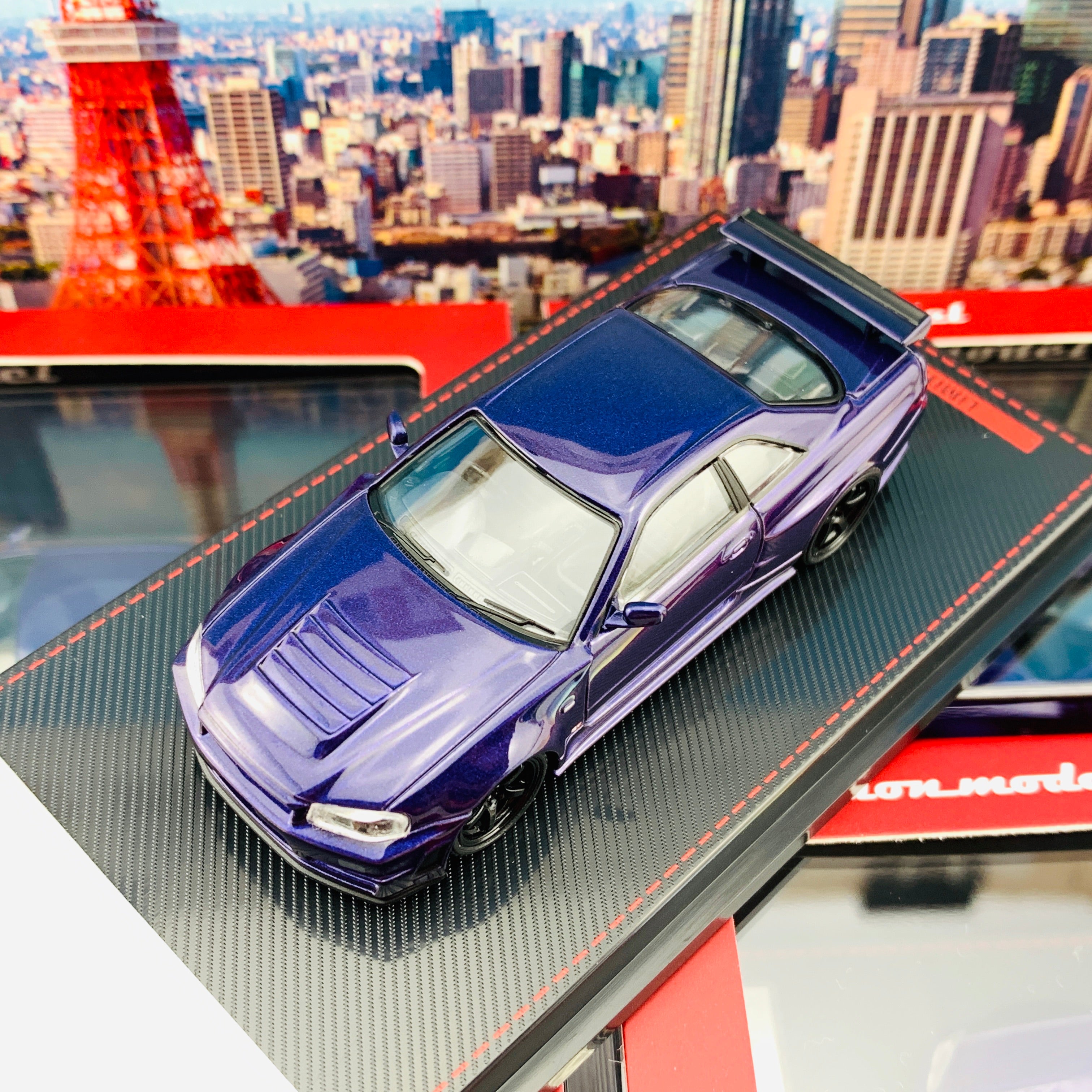 Ignition Model 1/64 Nismo R34 GTR Z-tune Purple Metallic IG2127
