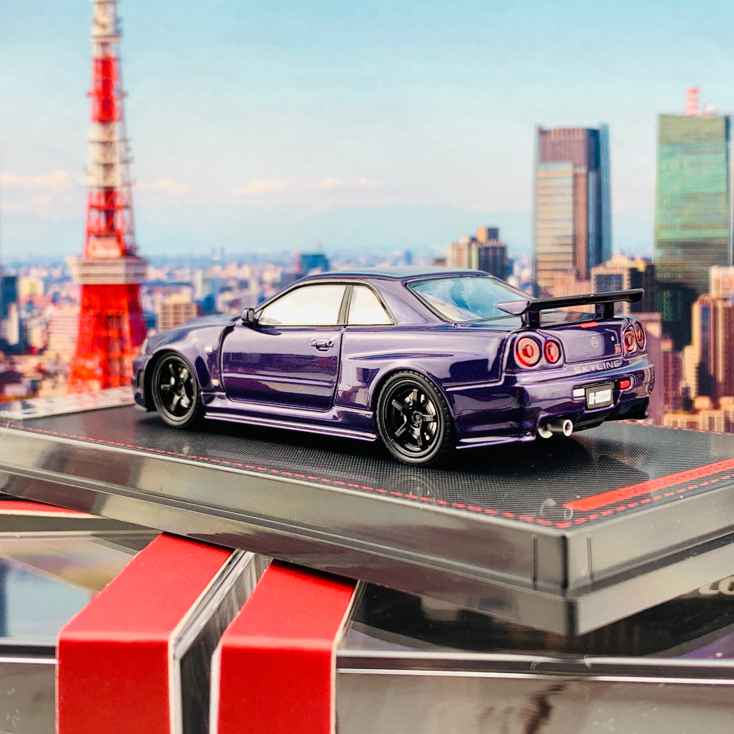 Ignition Model 1/64 Nismo R34 GTR Z-tune Purple Metallic IG2127