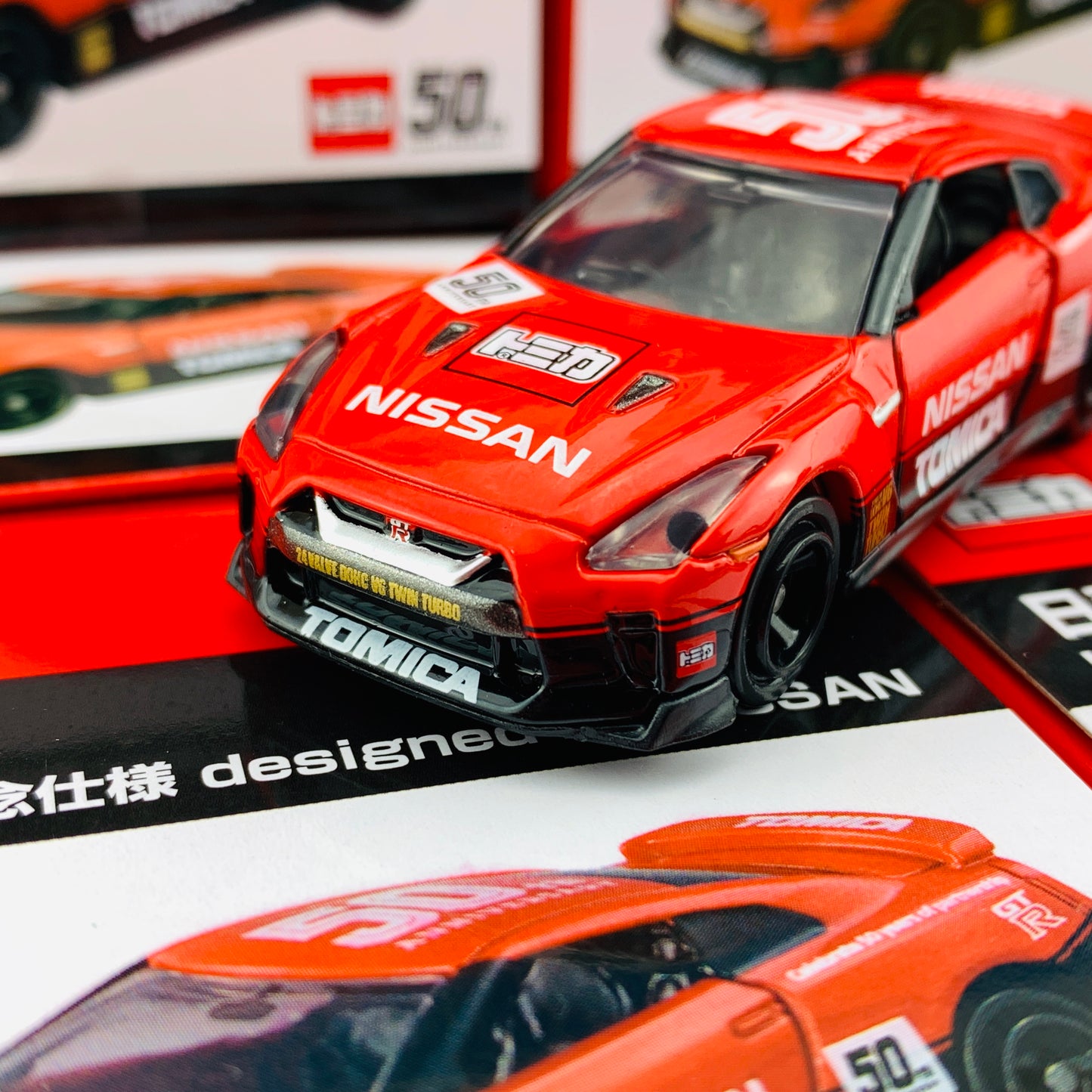 Tomica 50th Anniversary Specifications Nissan GTR  designed by NISSAN