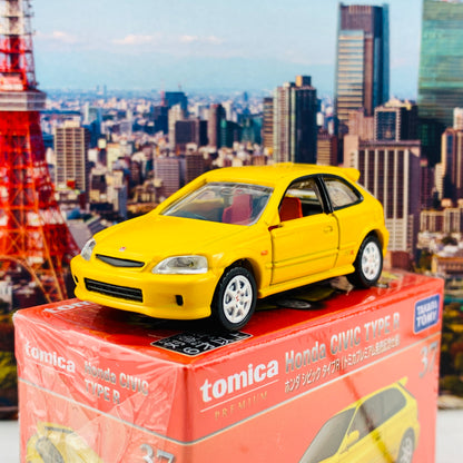 Tomica Premium 37 Honda Civic Type R YELLOW (Tomica Premium Anniversary Version) 
