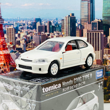 Tomica Premium 37 Honda Civic Type R WHITE 