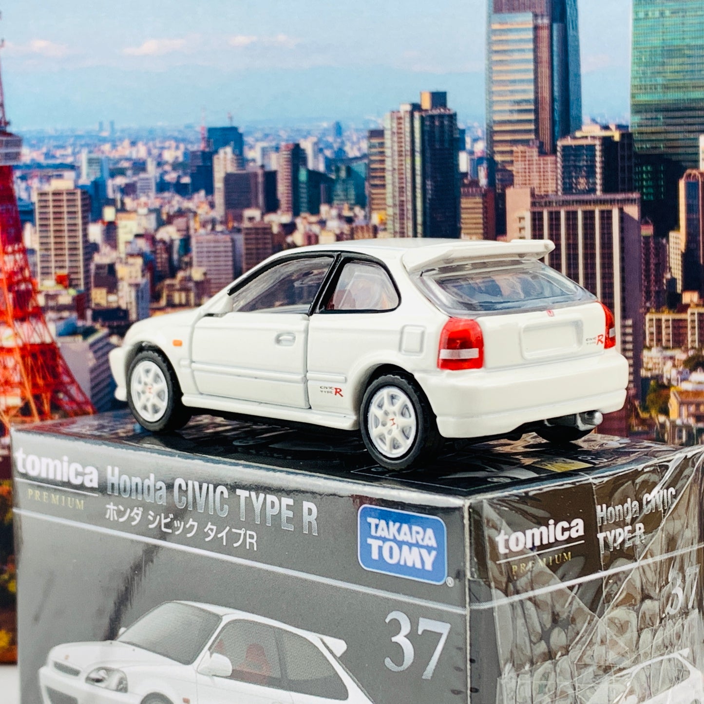 Tomica Premium 37 Honda Civic Type R WHITE 