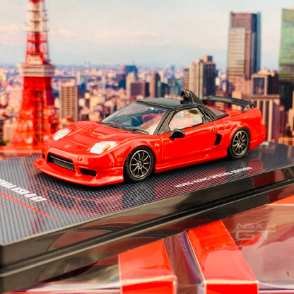 INNO64 HONDA NSX-R GT Hong Kong Special Edition RED with Extra Wheels IN64-NSXRGT-RED