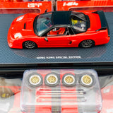 INNO64 HONDA NSX-R GT Hong Kong Special Edition RED with Extra Wheels IN64-NSXRGT-RED