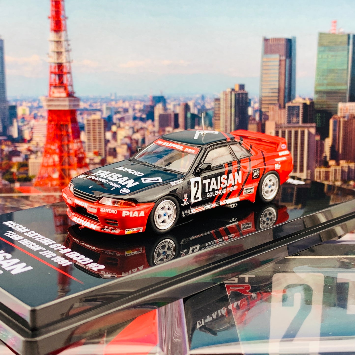INNO64 1/64 NISSAN SKYLINE GTR R32 #2 "TAISAN KLEPPER"  JTC 1991 IN64-R32-TS91 