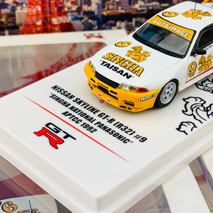INNO64 Nissan Skyline GTR R32 #9 "Singha National Panasonic" APTCC 1992 IN64-R32-SIN92