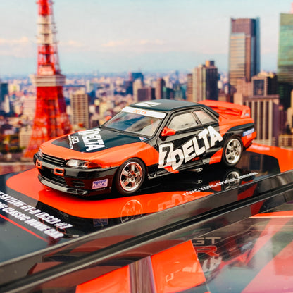 INNO64 Nissan Skyline GTR R32 # "DELTA" Hong Kong Classic Movie Car - Hong Kong Special Edition IN64-R32-DELTA