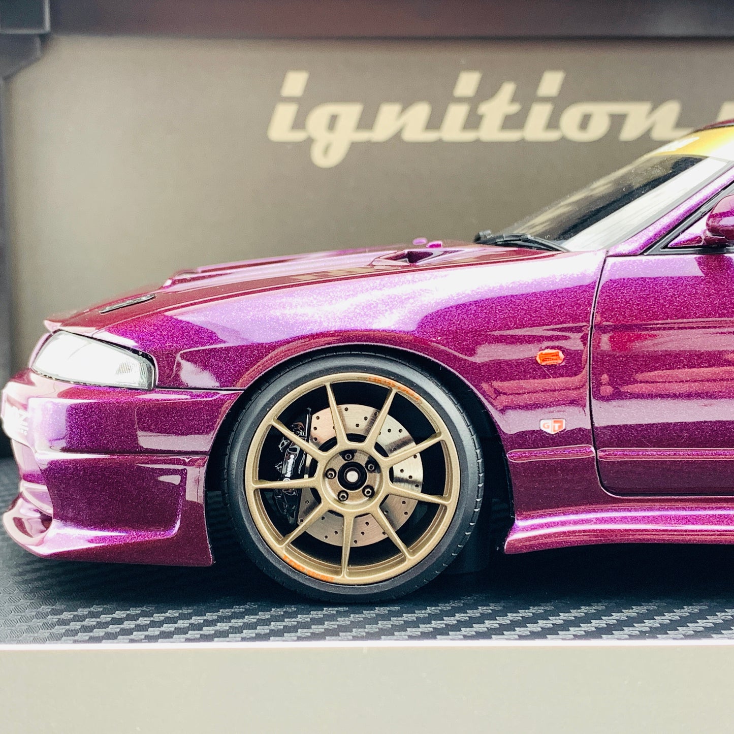 Ignition Model 1/18 TOP SECRET GTR (BCNR33) Midnight Purple IG1927