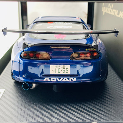 Ignition Model 1/18 Toyota Supra JZA80 RZ ORIDO-STREET Version Blue IG1810
