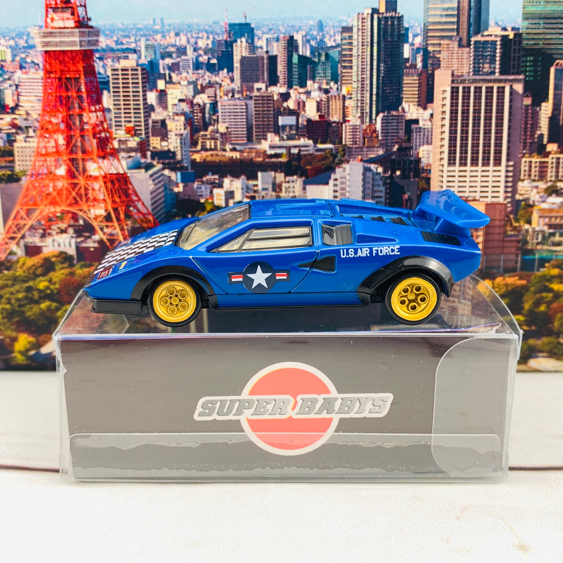 Tomica Lamborghini Countach LP500S Custom Printed by II ADO