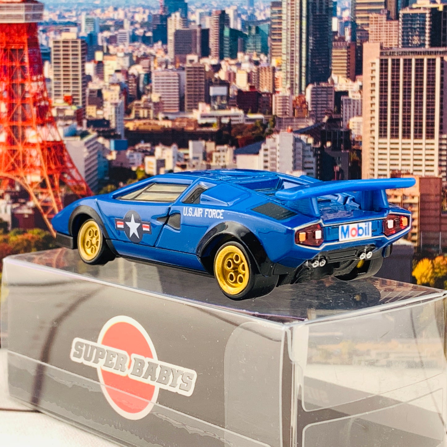 Tomica Lamborghini Countach LP500S Custom Printed by II ADO