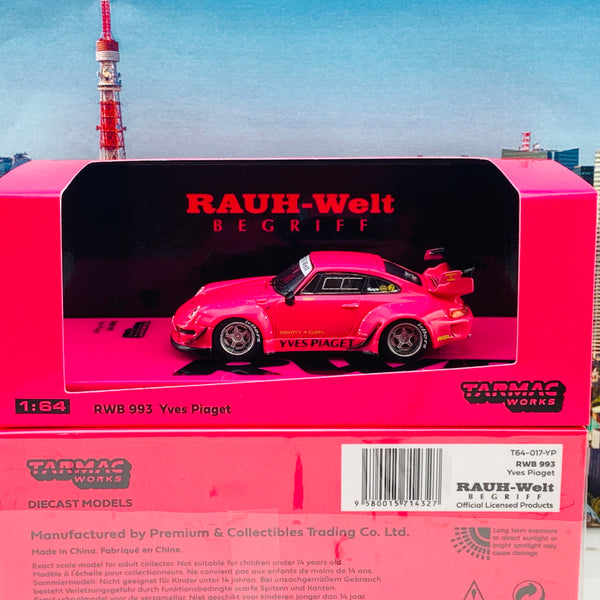 Tarmac Works 1/64 Hobby Collection RWB 993 Yves Piaget with Silver Rims T64-017-YP