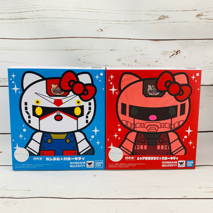 Chogokin Gundam x Hello Kitty and Char's Zaku II x Hello Kitty Set