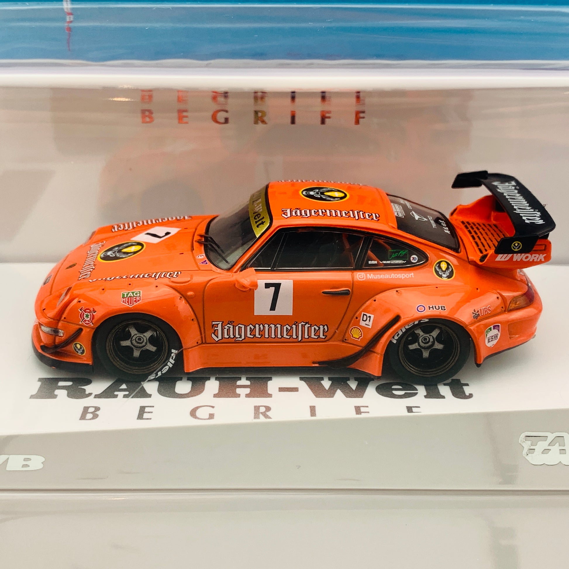 Tarmac Works 1/43 RWB 993 Jagermeister *** Asia Special Edition - Limited to 600 pcs *** T43-014-JA