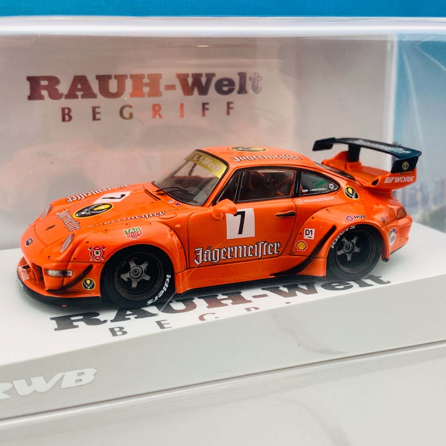 Tarmac Works 1/43 RWB 993 Jagermeister *** Asia Special Edition - Limited to 600 pcs *** T43-014-JA