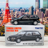 Tomytec Tomica Limited Vintage Neo 1/64 Honda Civic 25XT 1989 Black LV-N207a