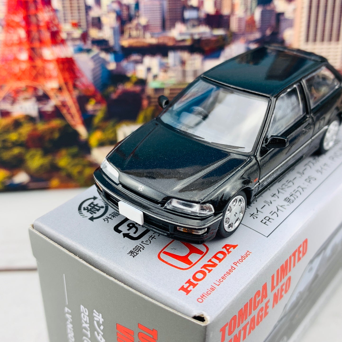 Tomytec Tomica Limited Vintage Neo 1/64 Honda Civic 25XT 1989 Black LV-N207a