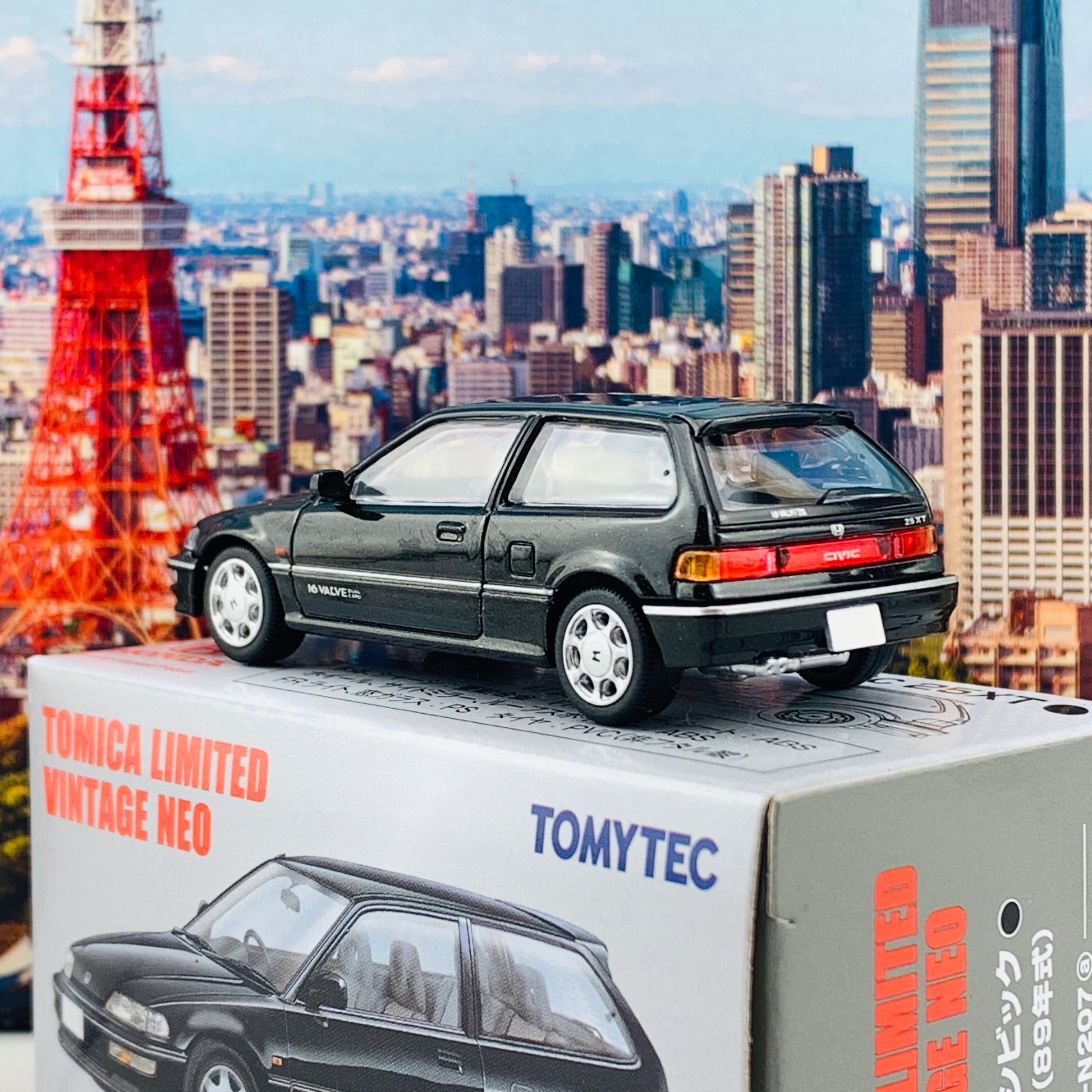 Tomytec Tomica Limited Vintage Neo 1/64 Honda Civic 25XT 1989 Black LV-N207a