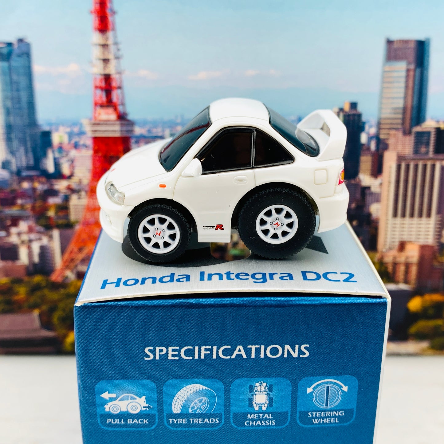 TINY Q Pro-Series 06 - Honda Integra DC2 (White) TinyQ-06c