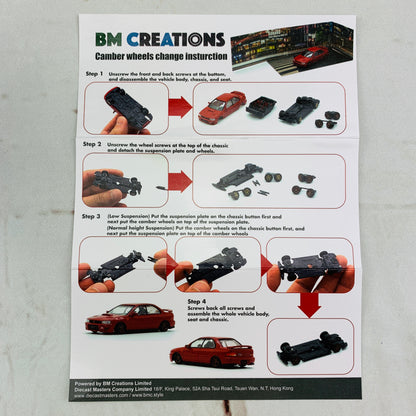 BM Creations JUNIOR 1/64 Subaru Impreza WRX STi 1994 WHITE RHD 64B0060