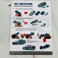 BM Creations JUNIOR 1/64 Mitsubishi Lancer Evolution II BLACK RHD 64B0066