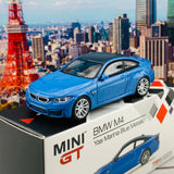 MINI GT 1/64 BMW M4 (F82) Yas Marina Blue Metallic RHD MGT00122-R