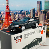 MINI GT 1/64 Toyota Supra JZA80 Black RHD MGT00045-R