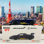 MINI GT 1/64 1/64 McLaren Senna  Purple/Yellow RHD MGT00127-R