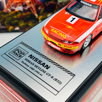 POP RACE x INNO64 1/64 NISSAN SKYLINE GTR R32 #1 Tooheys 1000 1992  (with display case) PR64-R32-92T01