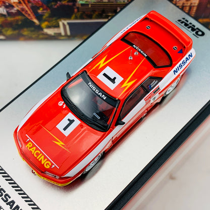 POP RACE x INNO64 1/64 NISSAN SKYLINE GTR R32 #1 Tooheys 1000 1992  (with display case) PR64-R32-92T01
