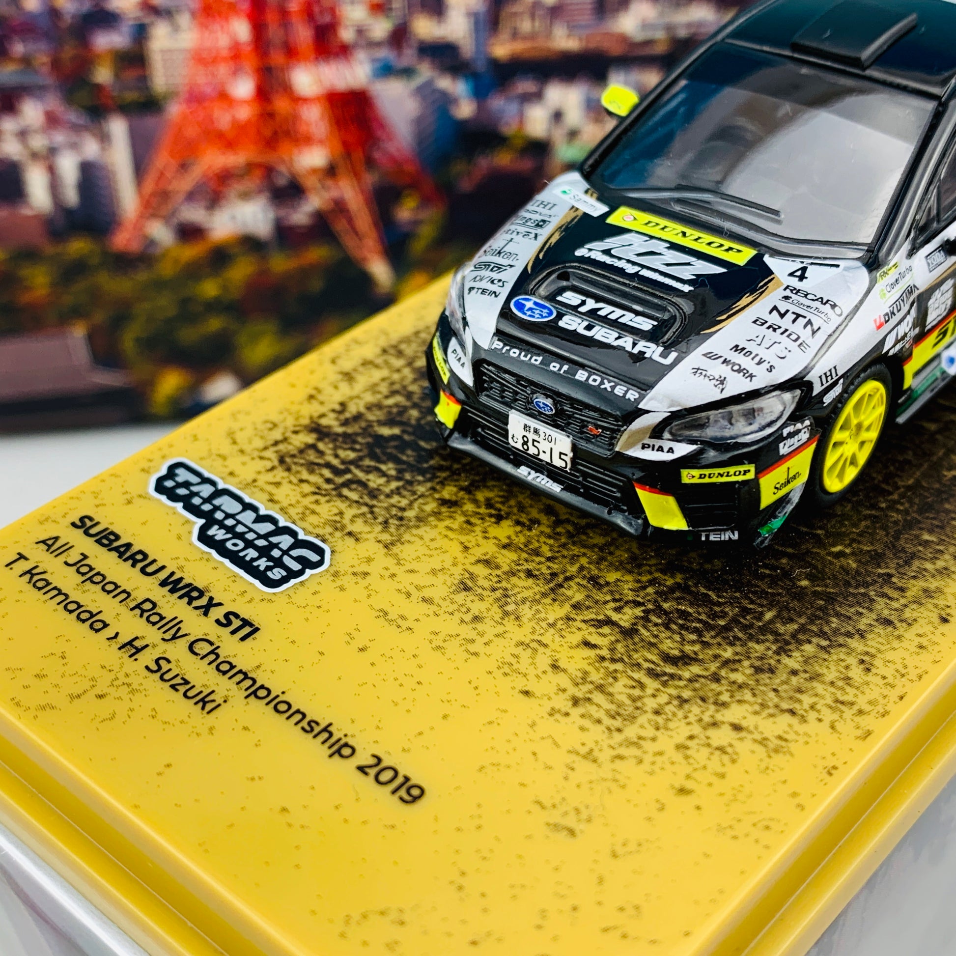 Tarmac Works 1/64 Subaru WRX STI JAF All Japan Rally Championship 2019 T64-016-19JRC