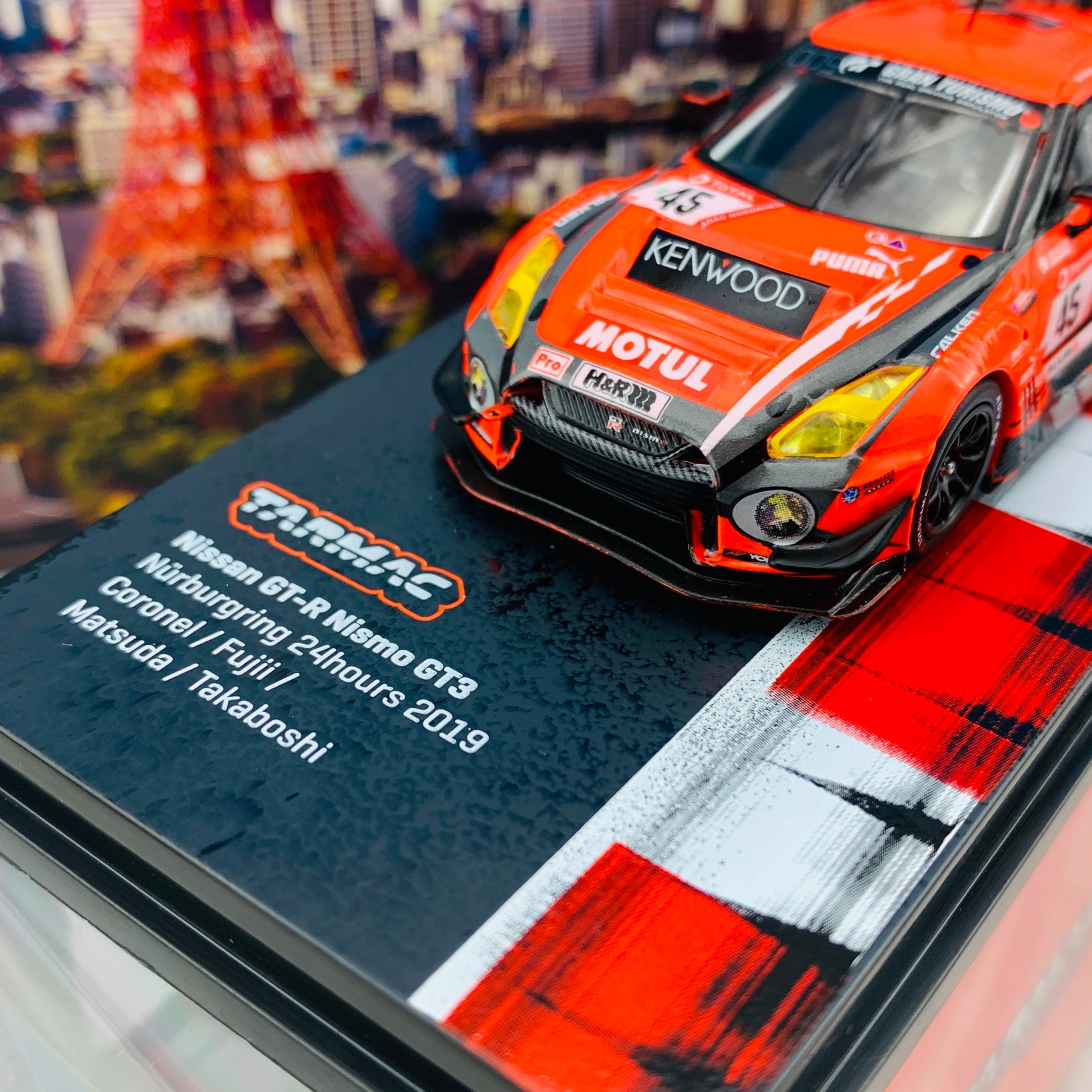 Tarmac Works 1/64 Nissan GT-R Nismo GT3 Nürburgring 24hours 2019 Coronel / Fujii / Matsuda / Takaboshi  T64-035-19NUR45