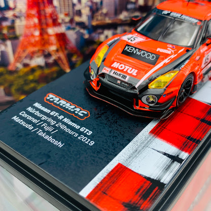 Tarmac Works 1/64 Nissan GT-R Nismo GT3 Nürburgring 24hours 2019 Coronel / Fujii / Matsuda / Takaboshi  T64-035-19NUR45