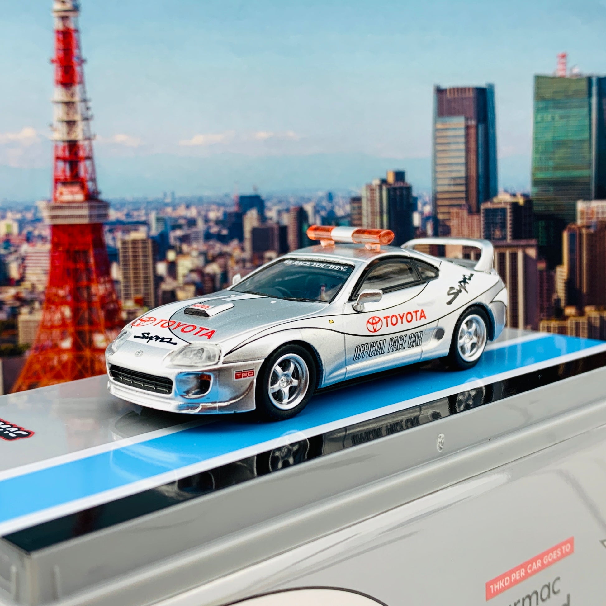 Tarmac Works 1/64 Toyota Supra Safety Car T64-011-SC