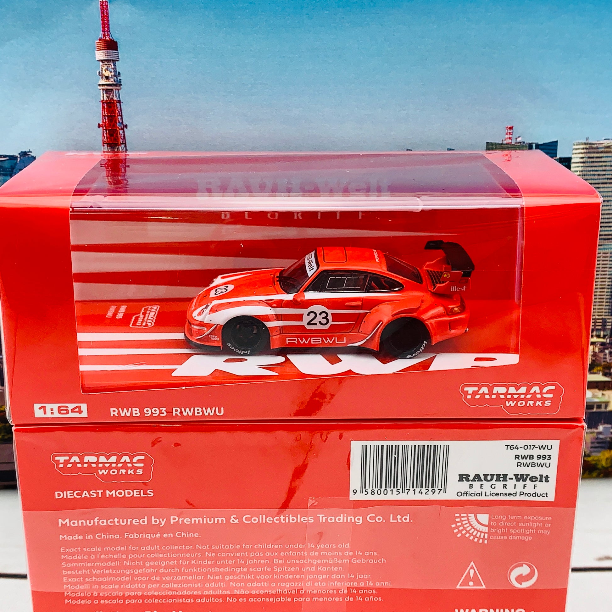 Tarmac Works 1/64 RWB 993 RWB WU T64-017-WU